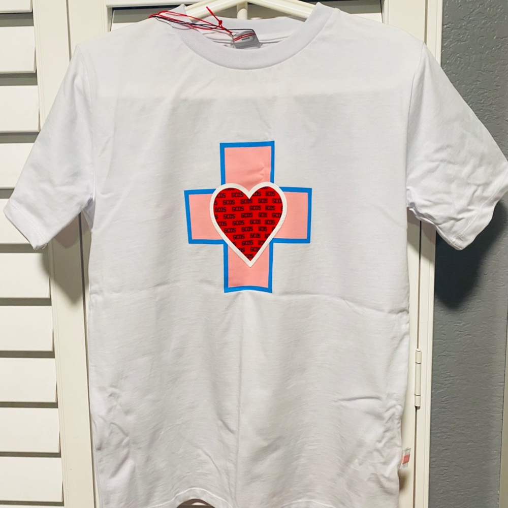 Brand new GCDS white t-shirt